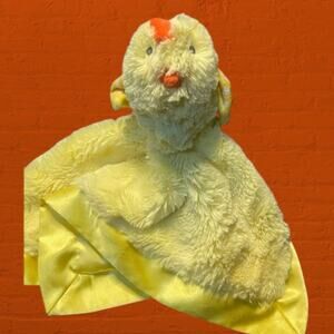 Cloud Island Lovey Chicken Security Blanket Baby Crinkle Plush Satin Nursery